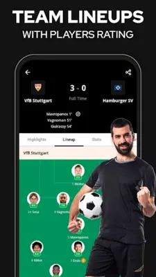 Live Football Scores & News android App screenshot 1