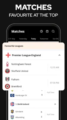 Live Football Scores & News android App screenshot 2